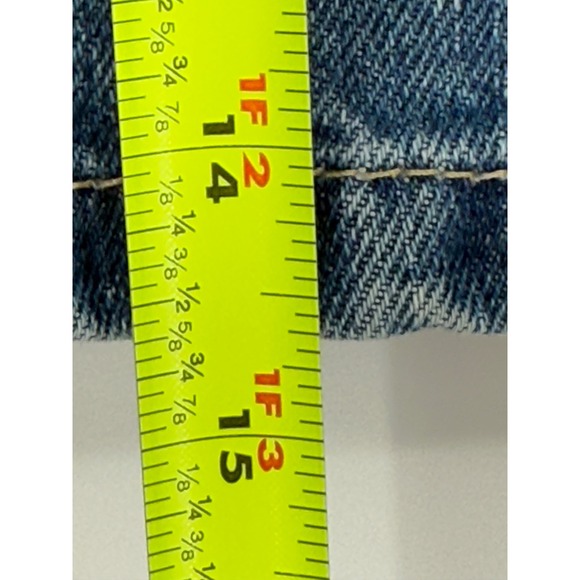 Tommy Hilfiger Vintage Women's Blue Denim Mini Skirt Size 11 Jean‎ Skirt - Picture 3 of 10